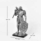 Nordic Medieval Knight Warrior Statue Resin Figurines