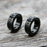 Nordic Viking Runes Stainless Steel Earrings