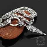 Norse Mjolnir Rune Sword stainless steel Viking Pendant