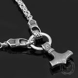 Norse Mjolnir Rune Sword stainless steel Viking Pendant | Gthic.com
