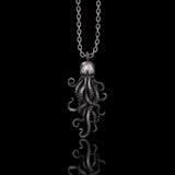 Octopus Skull Gothic Sterling Silver Pendant | Gthic.com