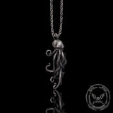 Octopus Skull Gothic Sterling Silver Pendant | Gthic.com