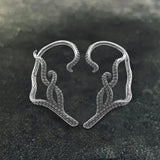 Octopus Tentacles Stainless Steel Ear Cuffs | Gthic.com