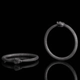 Ouroboros Symbol Sterling Silver Snake Bracelet | Gthic.com