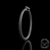 Ouroboros Symbol Sterling Silver Snake Bracelet | Gthic.com