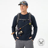 Outdoor Waffle-Knit Quick-Drying Half-Zip Sports Top