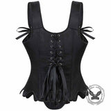 Palace Style Petal Hem Fishbone Suspender Corset 02 | Gthic.com