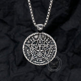 Pentagram Seal of Solomon Stainless Steel Pendant