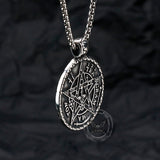 Pentagram Seal of Solomon Stainless Steel Pendant
