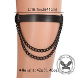 Personalized Lolita Love Chain Gothic Style Thigh Ring