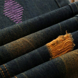 Personalized Ripped Vintage Distressed Straight Jeans | Gthic.com