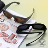 Personalized Thick Frame UV Protection PC Sunglasses | Gthic.com