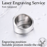 Philosopher Stone Stainless Steel Occultism Ring | Gthic.com