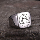Philosopher Stone Stainless Steel Occultism Ring