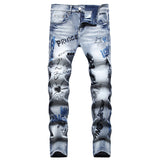 Prince Letter Print Cotton Pants | Gthic.com