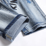 Prince Letter Print Cotton Pants | Gthic.com