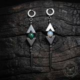 Punk-Style Bead Spiked Stainless Steel Earrings | Gthic.com