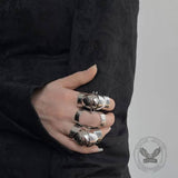 Punk Armor Fingertip Metal Nail Ring