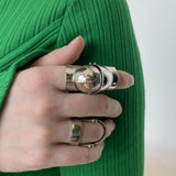 Punk Armor Fingertip Metal Nail Ring | Gthic.com