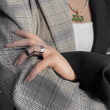 Punk Armor Fingertip Metal Nail Ring | Gthic.com