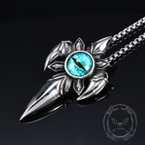 Punk Blue Horus Eye Stainless Steel Pendant | Gthic.com