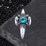 Punk Blue Horus Eye Stainless Steel Pendant | Gthic.com
