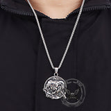 Punk Bull Charging Stainless Steel Animal Pendant | Gthic.com