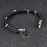 Punk Carved Totem PU Leather Bracelet