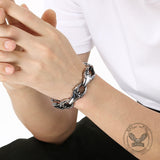 Punk Crab Claw Interlocking Stainless Steel Bracelet | Gthic.com