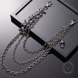 Punk Cross Skull Multilayer Alloy Pants Chain