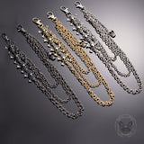 Punk Cross Skull Multilayer Alloy Pants Chain