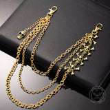 Punk Cross Skull Multilayer Alloy Pants Chain