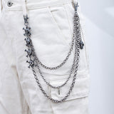 Punk Cross Skull Multilayer Alloy Pants Chain | Gthic.com