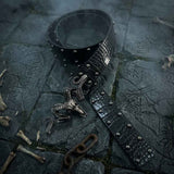 Punk Dark Antelope Rivet PU Leather Belt | Gthic.com