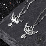 Punk Devil Key Stainless Steel Pendant | Gthic.com