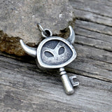 Punk Devil Key Stainless Steel Pendant | Gthic.com