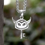 Punk Devil Key Stainless Steel Pendant | Gthic.com