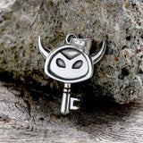 Punk Devil Key Stainless Steel Pendant | Gthic.com