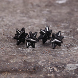 Punk Double-Sided Spiked Stainless Steel Earrings