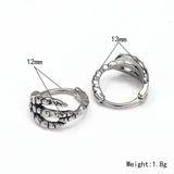 Punk Dragon Claw Stainless Steel Earrings | Gthic.com