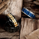 Punk Gear Stainless steel Spinner Ring