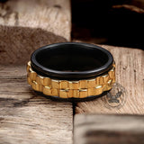 Punk Gear Stainless steel Spinner Ring