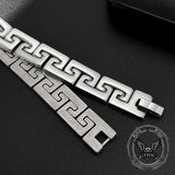 Punk Great Wall Pattern Stainless Steel Bracelet
