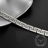 Punk Great Wall Pattern Stainless Steel Bracelet