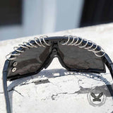 Punk Iron Ring Personality Rivet PC Sunglasses