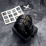 Punk Leather Wristband Bracelet