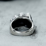 Punk Love Letter Domineering Fist Stainless Steel Ring
