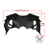 Punk Medieval Knight Leather Shoulder Armor Top