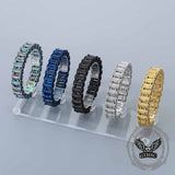 Punk Motorcycle Gear Chain Stainless Steel Bracelet | Gthic.com