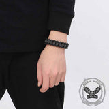 Punk Motorcycle Gear Chain Stainless Steel Bracelet | Gthic.com